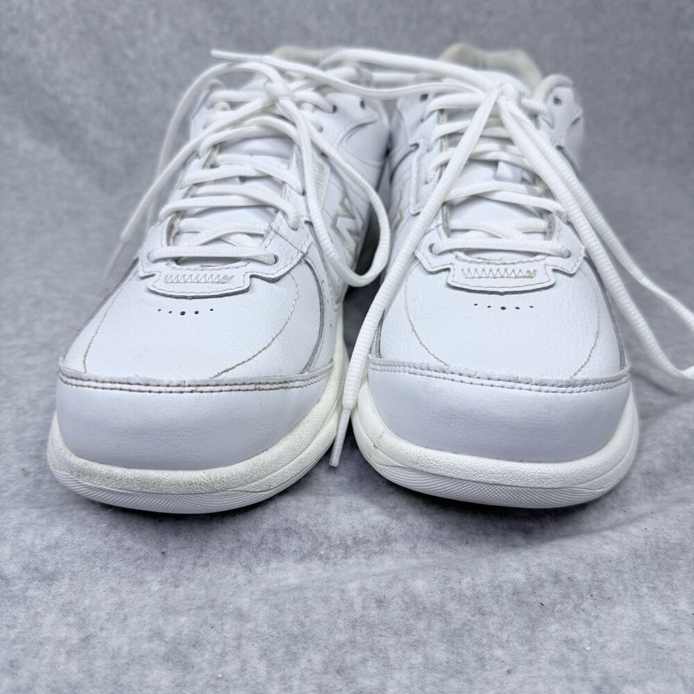 New Balance 577 Shoes Womens White Size 8.5 Lace‑Up Walking Tennis Lace Up - Picture 2 of 11